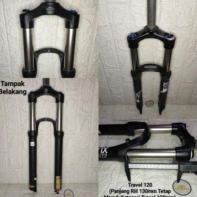 Promo Fork Sepeda Mtb 27.5 Sr Suntour Xcr Hidrolik Air Suspension Rebound T120 Os Cod