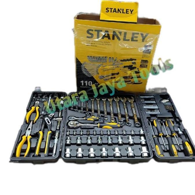 Promo Stanley Tool kit set 110 pcs Kunci shock set Diskon