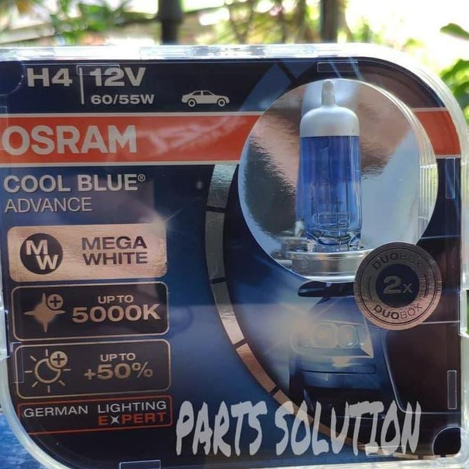 Bohlam Lampu Putih Hyundai Atoz i10 i20 Grand Avega OSRAM H4 Cool Blue BEST QUALITY