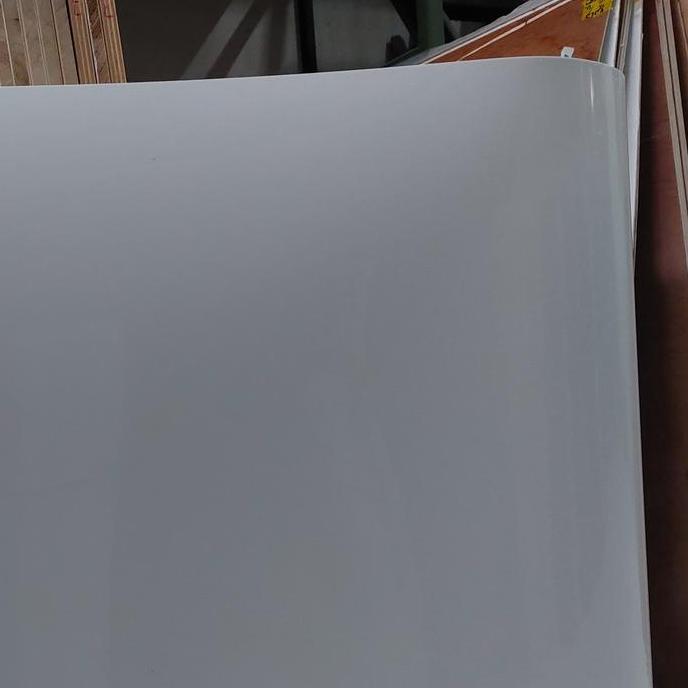 Fiber Pagar Polos Putih Susu Super Tebal Per Meter