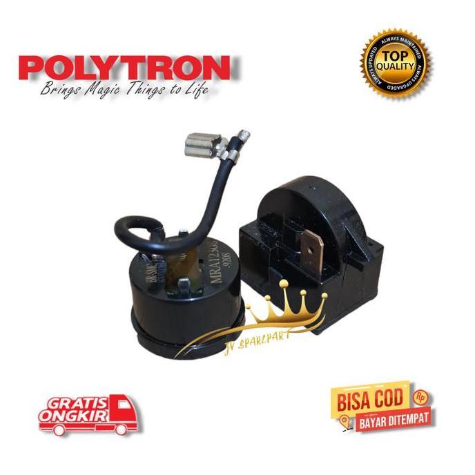 [Polytron]Relay ptc + Overload Bulat Kulkas Polytron 1 Pintu TERMURAH