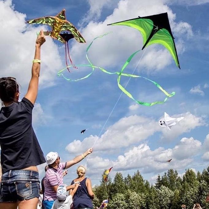 New- Layangan Bapangan Layang Layang Besar Parasut