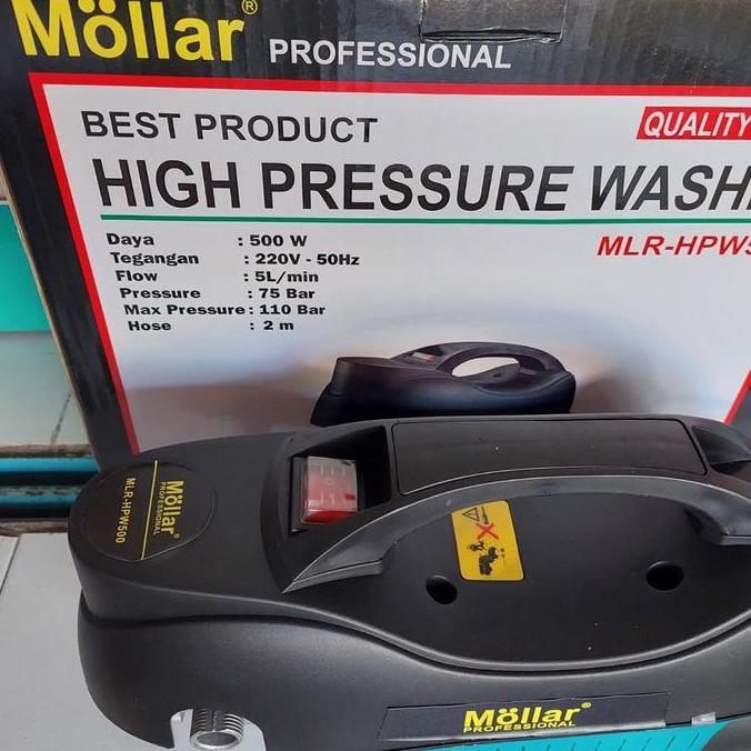 MOLLAR HPW 500 JET CLEANER 110 BAR MOTOR INDUKSI ORIGINAL DAN TERPERCAYA