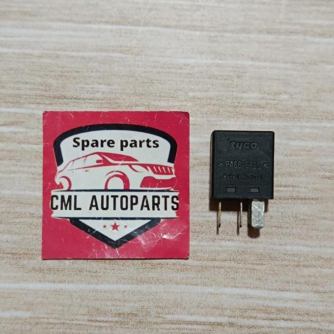 Relay Tyco V23074-A1001-X62 Kaki 4 12 Volt Warna Hitam PREMIUM