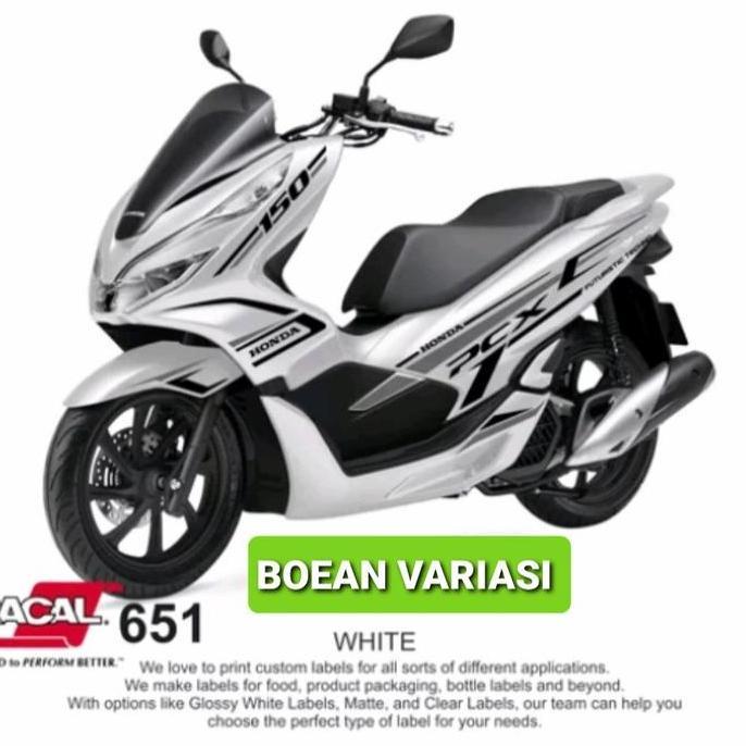 Cutting Sticker Honda Pcx 150 Pcx 160 Putih