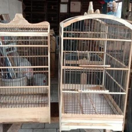 NEW kandang burung kotak kayu no 2