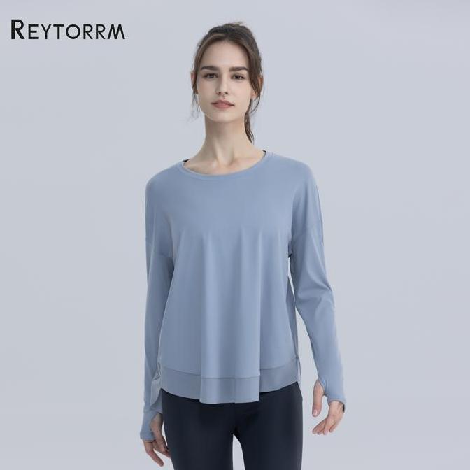 NEW REYTORRM BAJU OLAHRAGA WANITA LENGAN PANJANG KAOS T-SHIRT POLO ORI