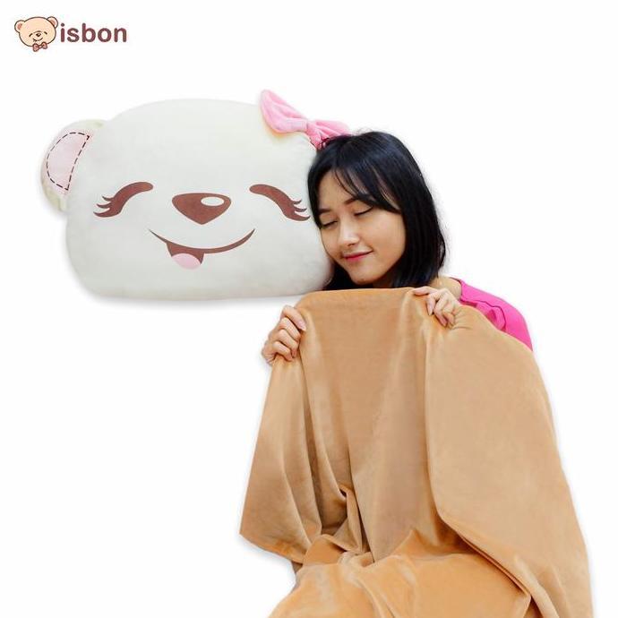 Balmut Bantal Selimut Beruang Istana Boneka Balmut Bonita