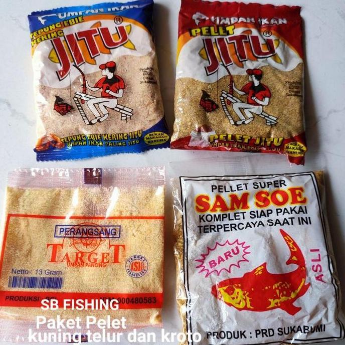 Umpan pancing ikan mas pelet pancing jitu