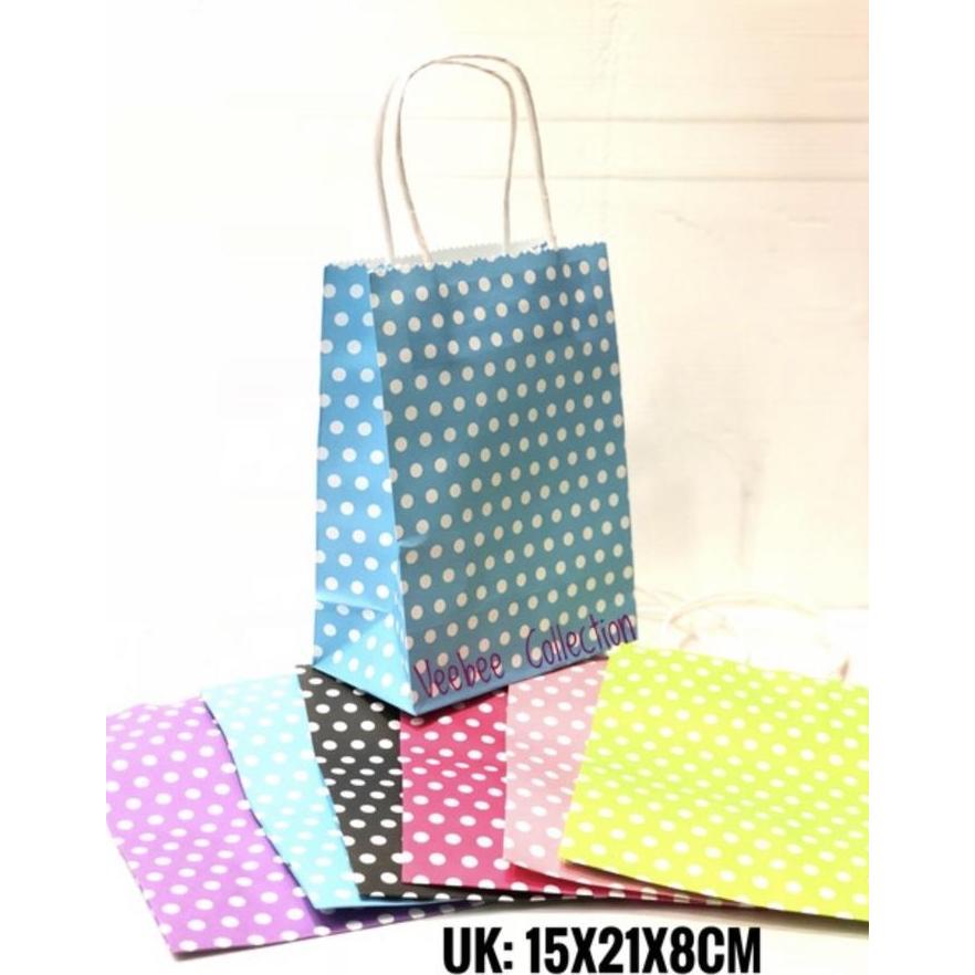 (:(:(:(] Paper Bag kecil/ Paperbag Fancy/ Tas Kertas / Sovenir Ultah/ Tas Ultah