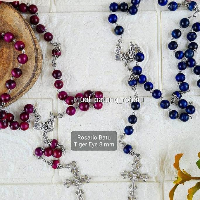=+=+=+] Rosario Batu Tiger Eye 8 mm