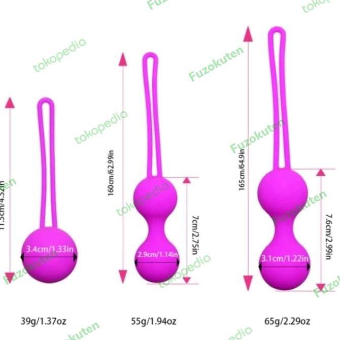 Alat Senam Kegel Bola Kegel Yoga Kegel Ball isi 3 Bola