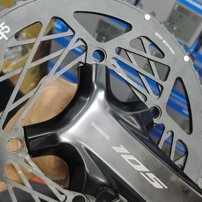 Chainring Gt Half5 Multi Speed 53T 39T Dan 56T 39T Baut 4 Bcd 110 Alloy 7075 Ringan Multispeed 53/39