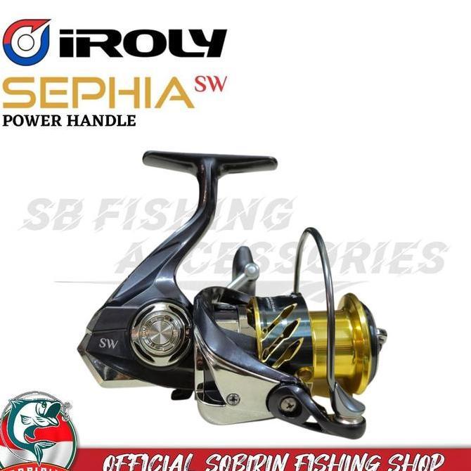 Reel spinning iroly sephia sw power handle ukuran 3000 - reel pancing iroly