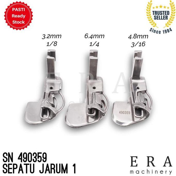Sepatu Jahit 490359 Double Fold Wire Spring Presser Foot High Speed Jahit Lilit / H5018 Jahit Bahan 
