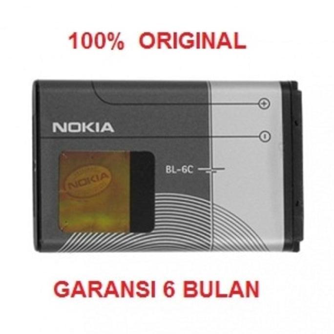 100% Original Nokia Battery Baterai Batere Bl-6C / N Gage Qd, E70
