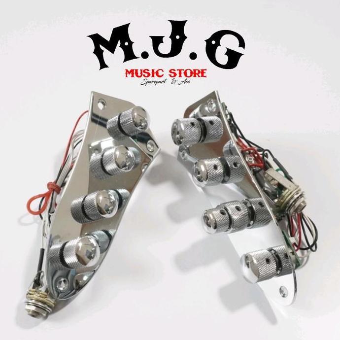 Preamp Equalizer Wiring Set Kit Bass Elektrik Standard Korea