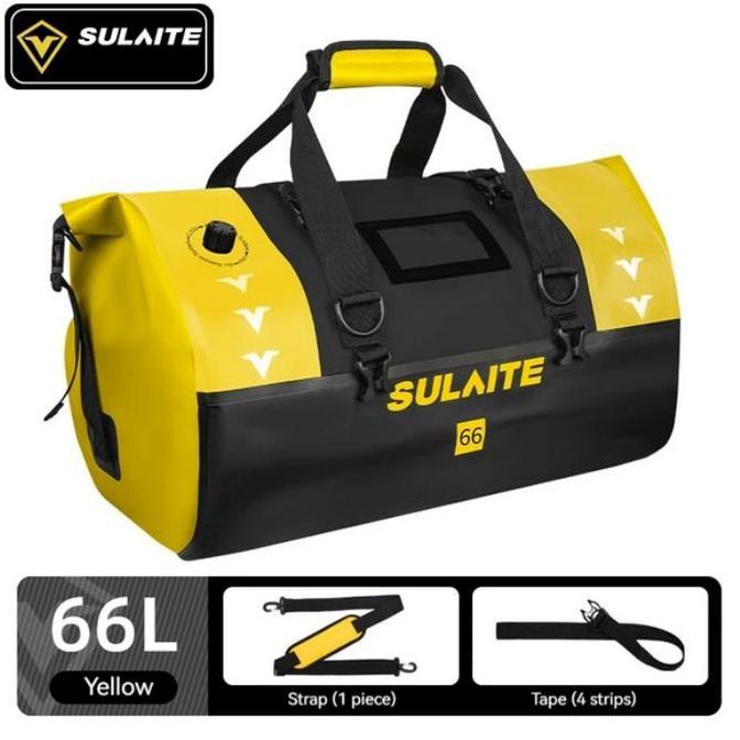 NEW SULAITE MOTORCYCLE WATERPROOF TRAVEL BAG TAS GULUNG RIDING TOURING MOTOR ORI