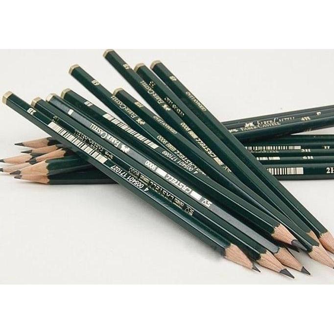 Pensil Kayu Faber Castell 2B 9000 Ori (1 Pak / 12 Pcs)