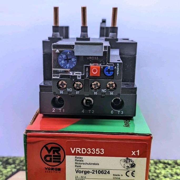Thermal Overload Relay TOR VORGE VRD3353 VRD 3353 23A-32A setara LRD3353 LRD 3353 garansi 1 tahun AS