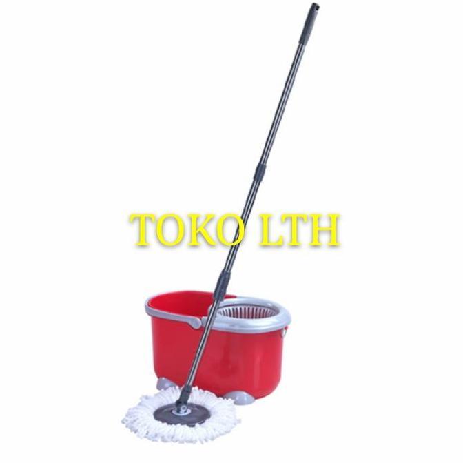 SUPER MOP/ALAT PEL EMBER - LIVINA SPIN MOP (DELUXE)-LION STAR BM-46