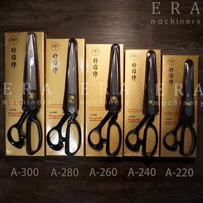 Gunting Kain Dragonfly A-280 (11") Capung Korea A280 Tailoring Scissor Bahan Tailor Garmen Designer