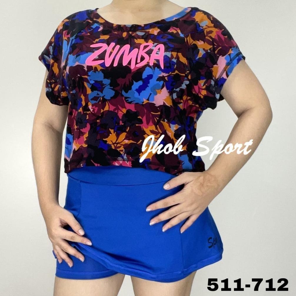 Varisha - Setelan Rok Senam/Pakaian Senam/Pakaian Senam Sexi/Pakaian Zumba/Rok Tennis/Pakaian Olahra