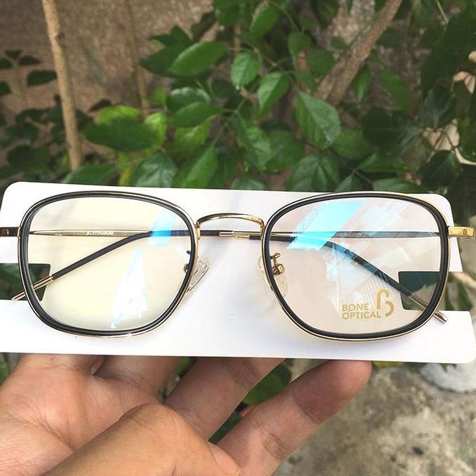 FF183 full Frame kacamata Vintage minus Pria Titanium Jepang progresif