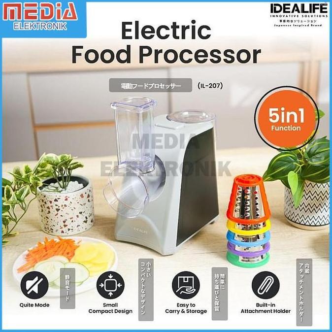 FOOD PROCESSOR ELEKTRIK IDEALIFE IL207