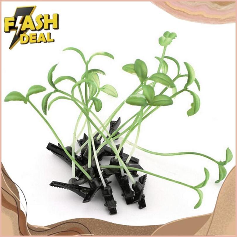 Offer Discount Hpda Hairpin Sepucuk Daun Tunas Tauge Sporut Hick Jepit Rambut Cosplay Dr-02