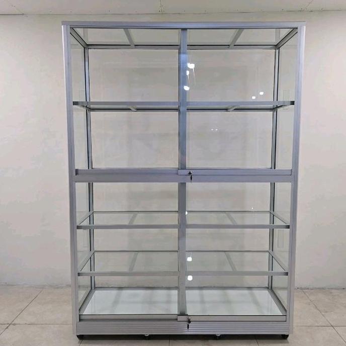 Terlaris Tc Aluminium Le760 140X45X197 S Lemari Rak Serbaguna Premium 5 Susun Aluminum Tebal Full Ka