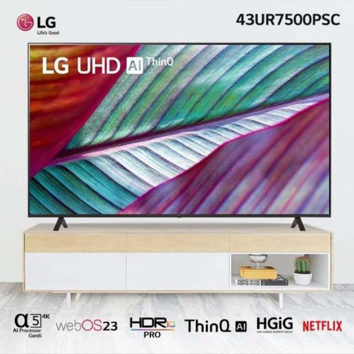Terlaris Tv Smart Lg 43Inchi 43Ur7500 Bergaransi Resmi 1Thn Uhd4K