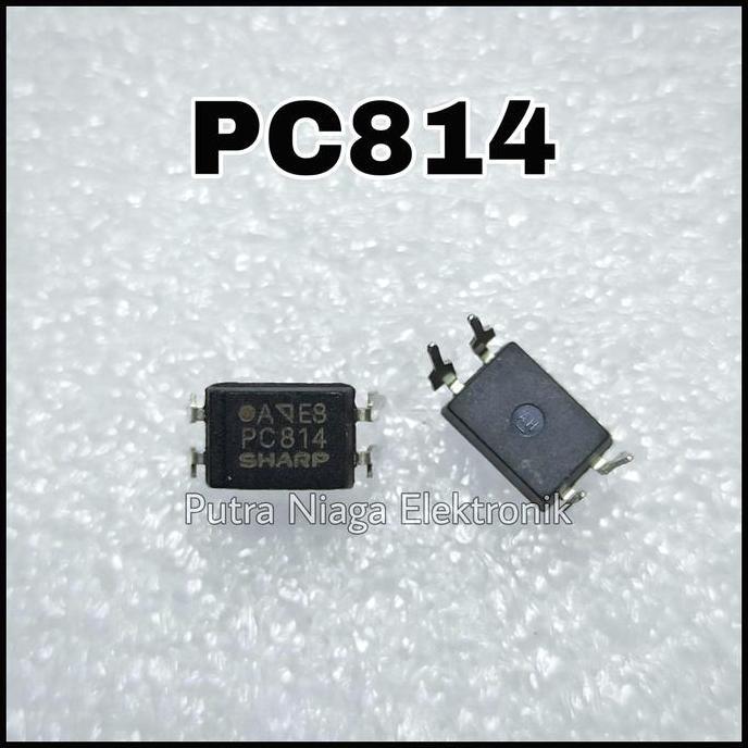 (1) PC814 Optocoupler PC 814 Dip 4pin PC814-1 High Quality putran1a Murah