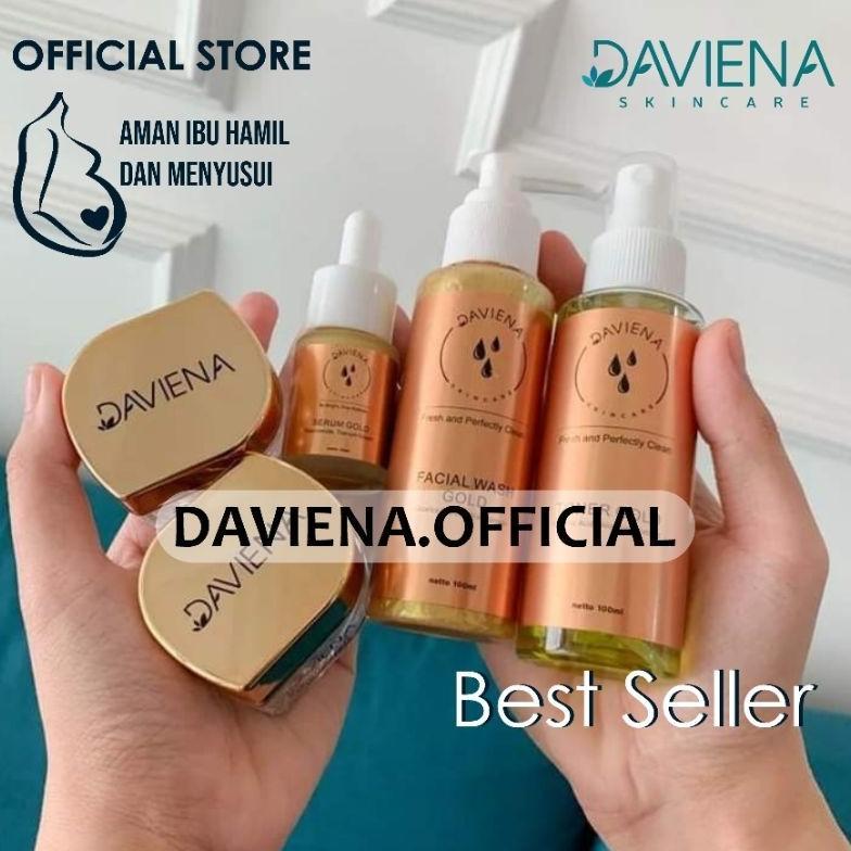 Dw-45 Daviena Skincare Paket Gold Series | Official Store | Daviena | Devina Skincare | Davina Skinc