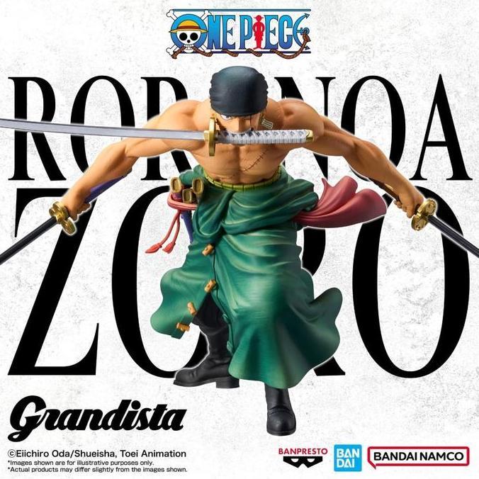 ernashop577 - banpresto one piece grandista roronoa zoro special edition koleksi