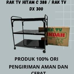 Rak tv / rak galon / rak buku / rak tv besi dx300 /rak tv serbaguna/ rak serbaguna 3 susun
