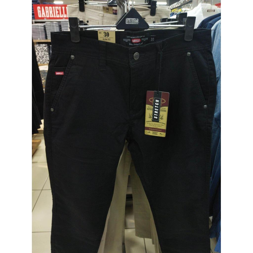 Grosir Celana Panjang Chino Hitam Gabrielle Orl 100%  New Produk