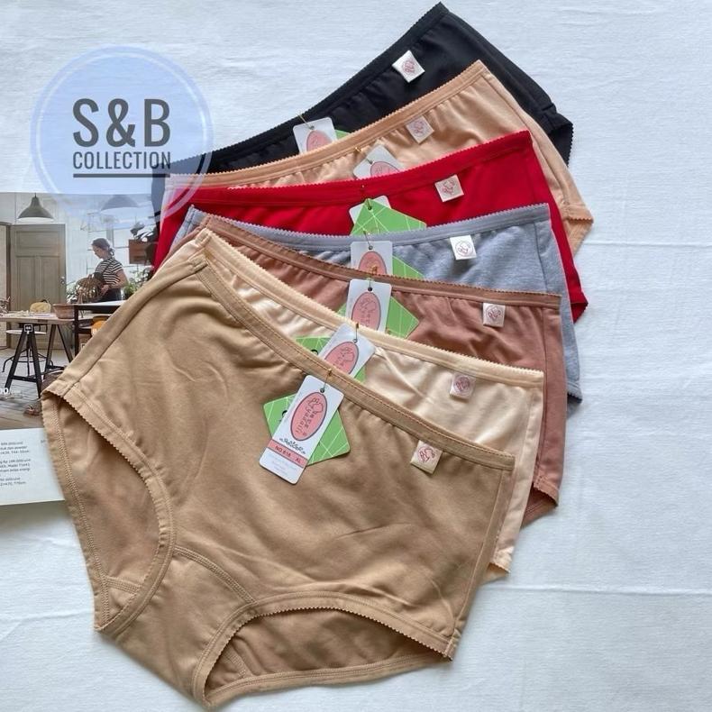 [6 pcs] Celana Dalam CD Perempuan Wanita Bahan Katun Impor Merk Yadaili 618 Original l Dalaman Wanit