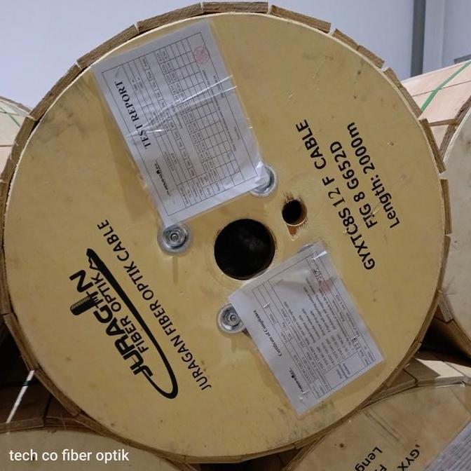 kabel 12 core fig 8 fiber optik KU mini