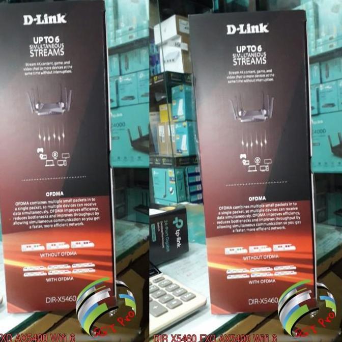 D-link DIR-X5460 EXO AX AX5400 Wifi 6 Mesh Gaming Router DLink