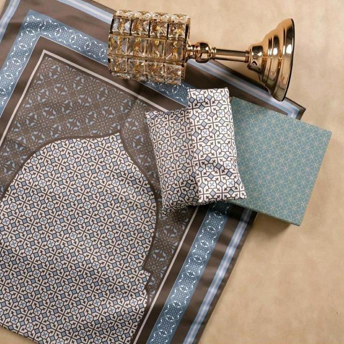 Kashmeer Sajadah travel mini pouch | kashmeer satin series | hampers sajadah