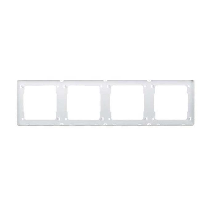 Frame Kosong stop kontak / saklar 4 gang Nero X2 X2486-W X2486W White