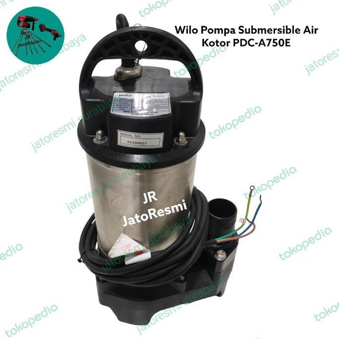 ```````] Wilo Pompa Submersible Air Kotor PDV-A750E Pompa Celup Air Kotor