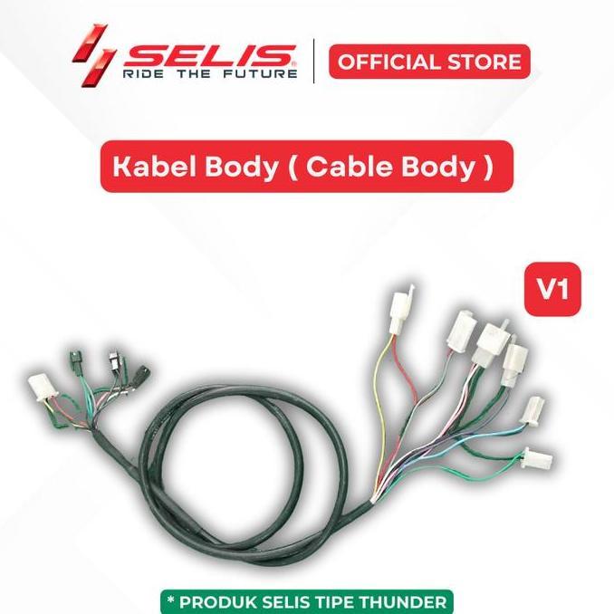 SELIS - Kabel Bodi Sepeda Motor Listrik Universal (  Speed Cable / Body Cable  )