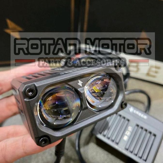 Promo MINI PROJIE SABER SR2 V2 /  SABER SR 2 V2 Blue Lens 2X40W / LAMPU TEMBAK 2 Mata SABER SR2 Vers