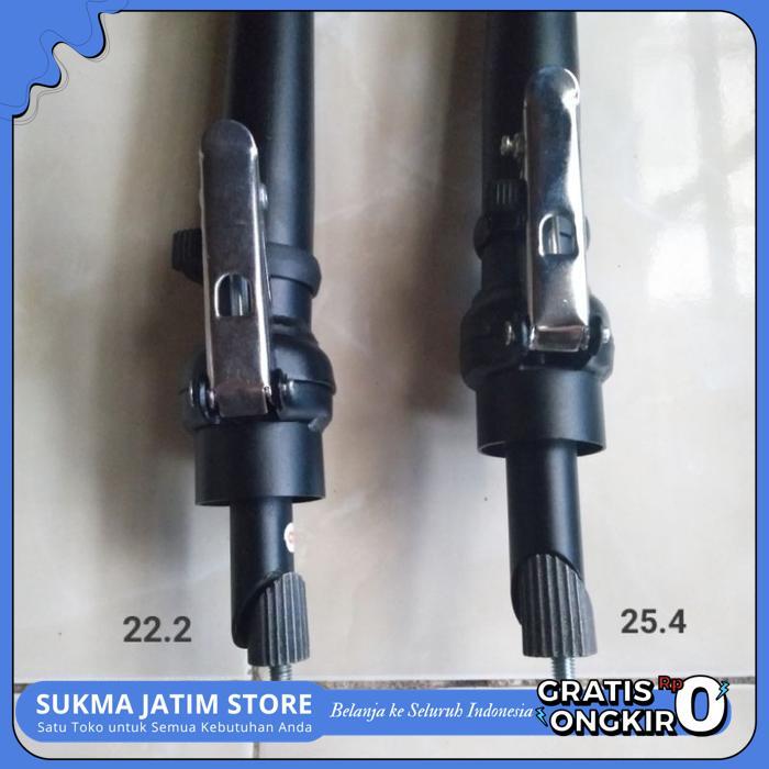 TIANG STANG / HANDLE POST SEPEDA LIPAT SELI 22.2 & 25.4 EXOTIC BIG SALE