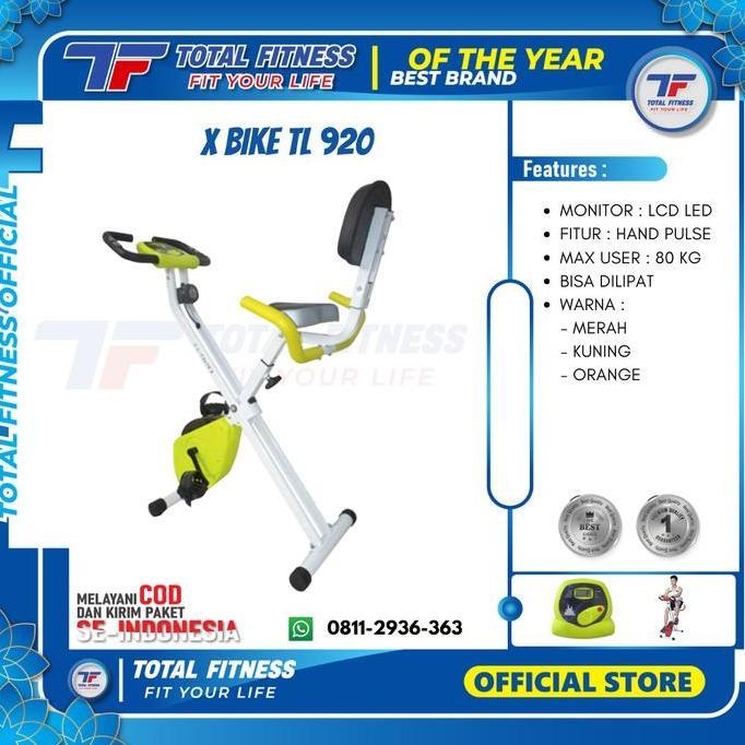 Terlaris Sepeda Statis Fitness Magnetic Xbike Tl-920|Excider Bike Tl920