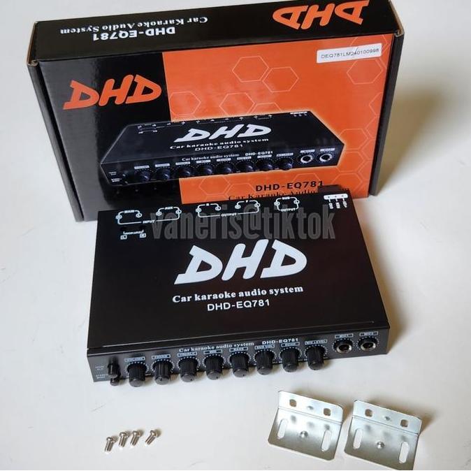 Murah Preamp Parametric Equalizer Mobil Dengan Subwoofer Output Dan Karaoke Dhd-Eq781