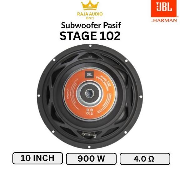 Murah Jbl Stage 102 10" Inch Subwoofer Pasif Single Coil Audio Mobil