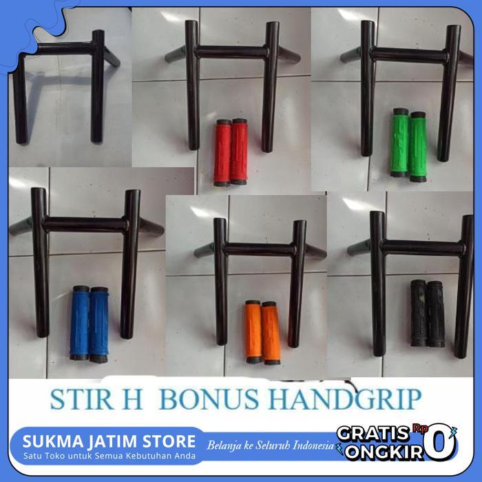 (GRATIS ONGKIR & COD) STIR SEPEDA/ SETIR SEPEDA / STANG H SEPEDA BMX / STIR H / STANG SEPEDA H / STI